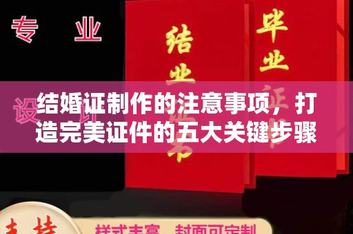 景宁结婚证制作的注意事项，打造完美证件的五大关键步骤